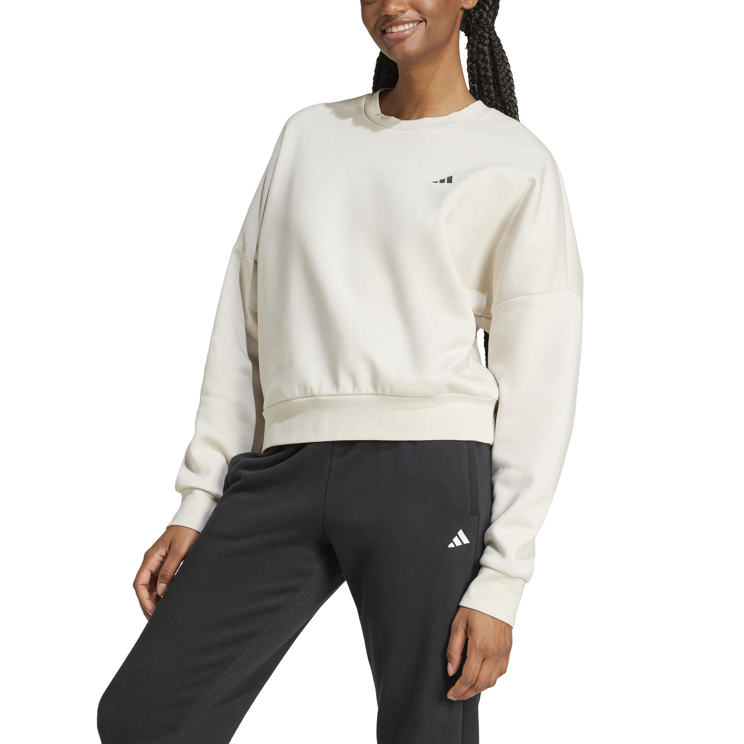 Feel Cozy Sweatshirt Damen Creme