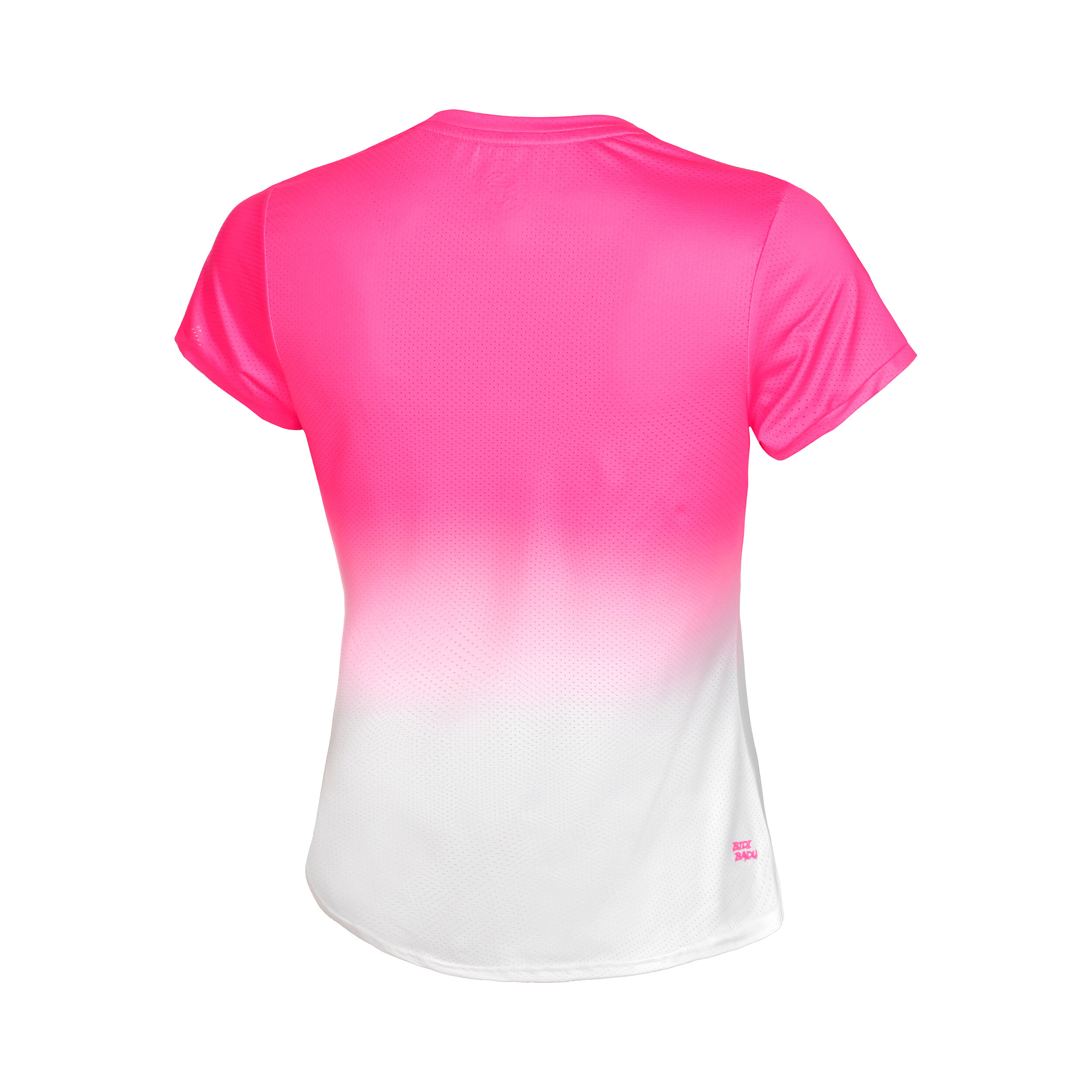 Crew Gradiant T Shirt Madchen Pink WeiB