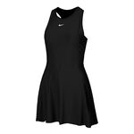 Nike Tennisbekleidung Nike Dri-Fit Victory Kleid Damen-Schwarz,Wei&szlig;