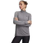 Under Armour Bekleidung Under Armour Tech 1/2 Zip-Twist Longsleeve Damen-gr&uuml;n, schwarz