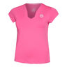 Bella 2.0 Tech V-Neck T-Shirt Damen-Pink,Weiß