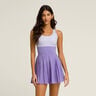 Sportif Kleid Damen-Weiß,Lila