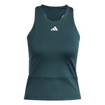 adidas Tennisbekleidung adidas Y- Midi Tank-Top Damen-Dunkelgr&uuml;n