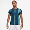 Court Victory Dri-Fit Print T-Shirt Herren - petrol, weiß