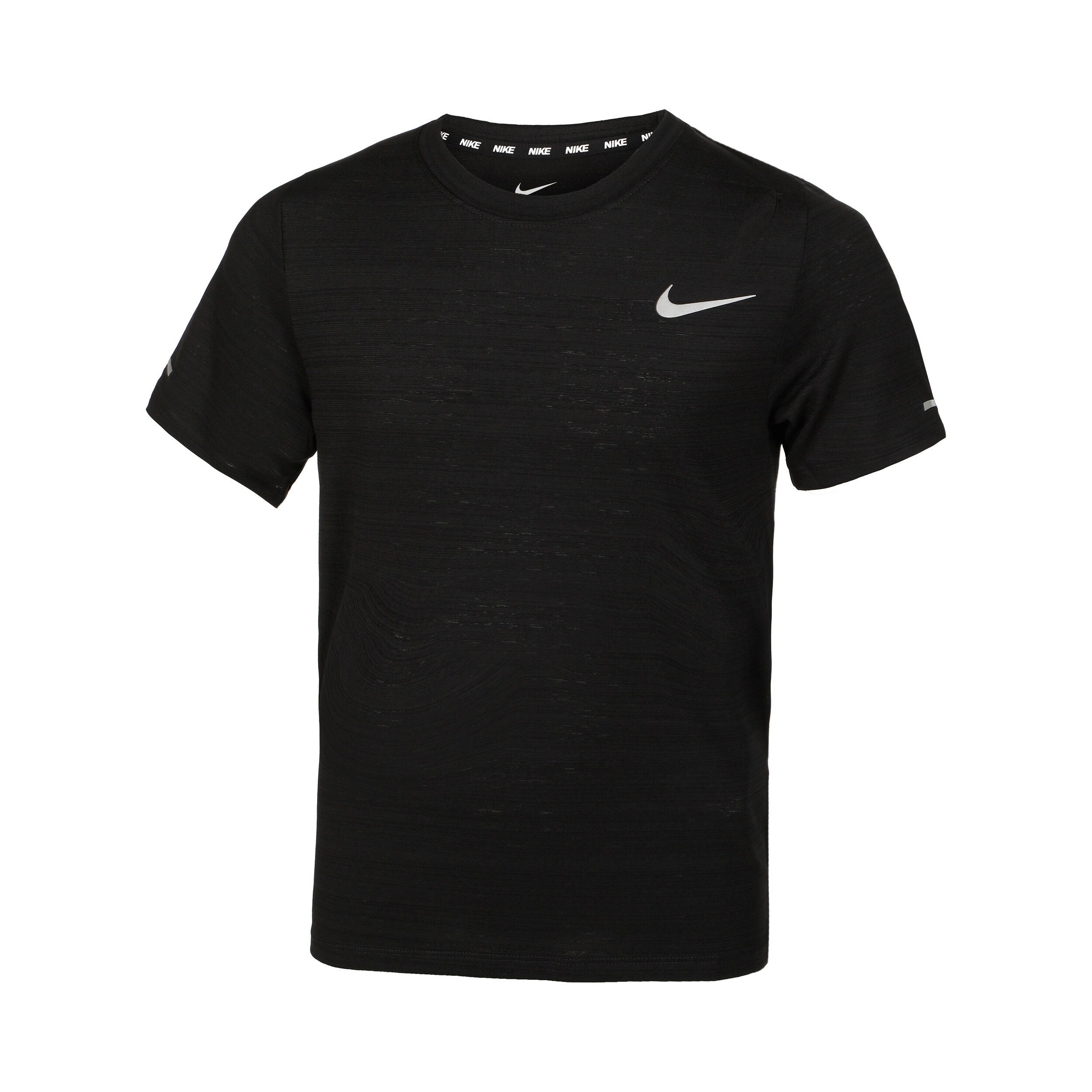 Dri Fit Miler T Shirt Jungen Schwarz