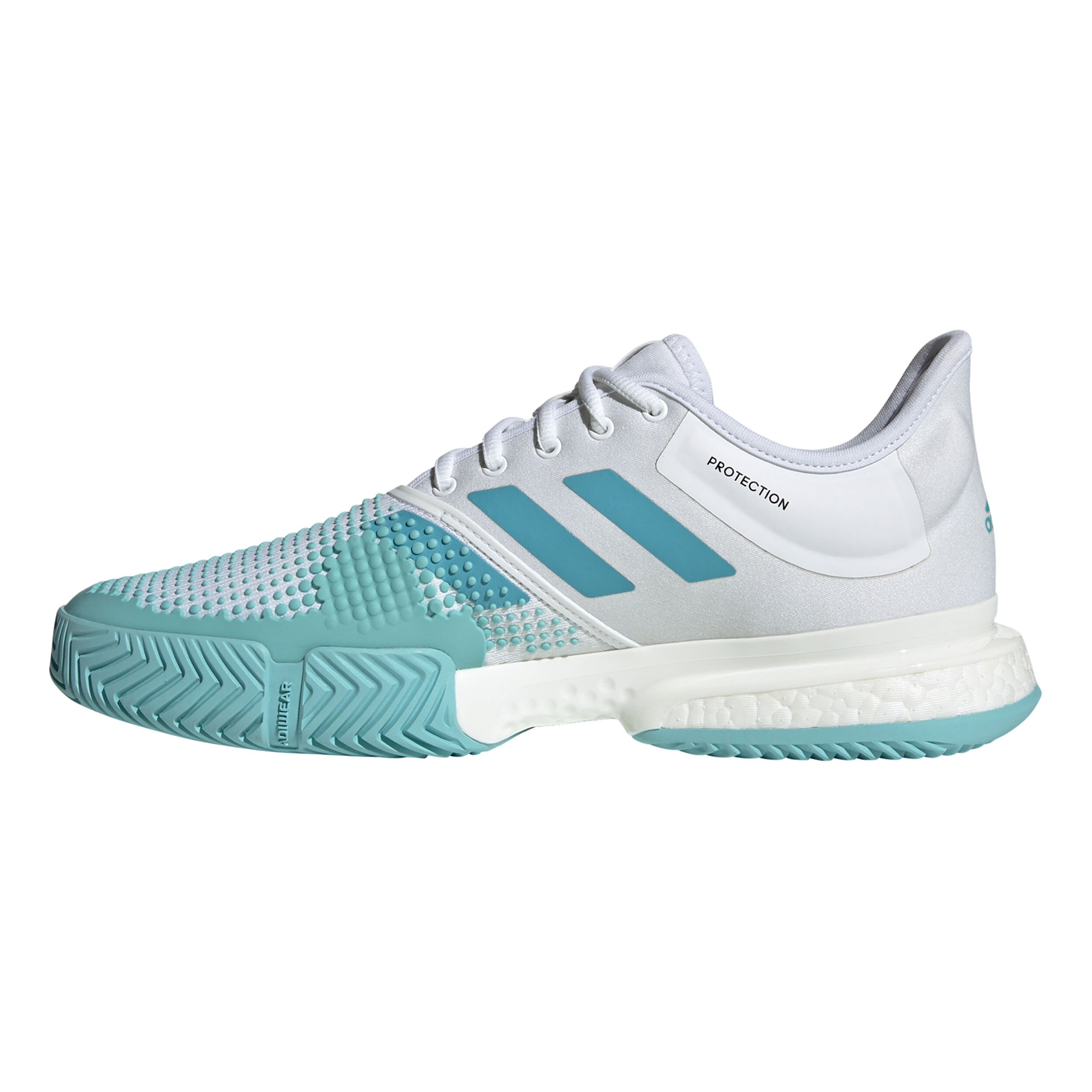 SoleCourt Boost X Parley Allcourtschuh Herren WeiB Mint