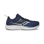 Saucony Laufschuhe Saucony Ride KDZ Neutralschuh Kinder-Dunkelblau,Silber