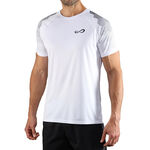 Endless Padelbekleidung Endless Feisty Hexagon T-Shirt Herren-Wei&szlig;