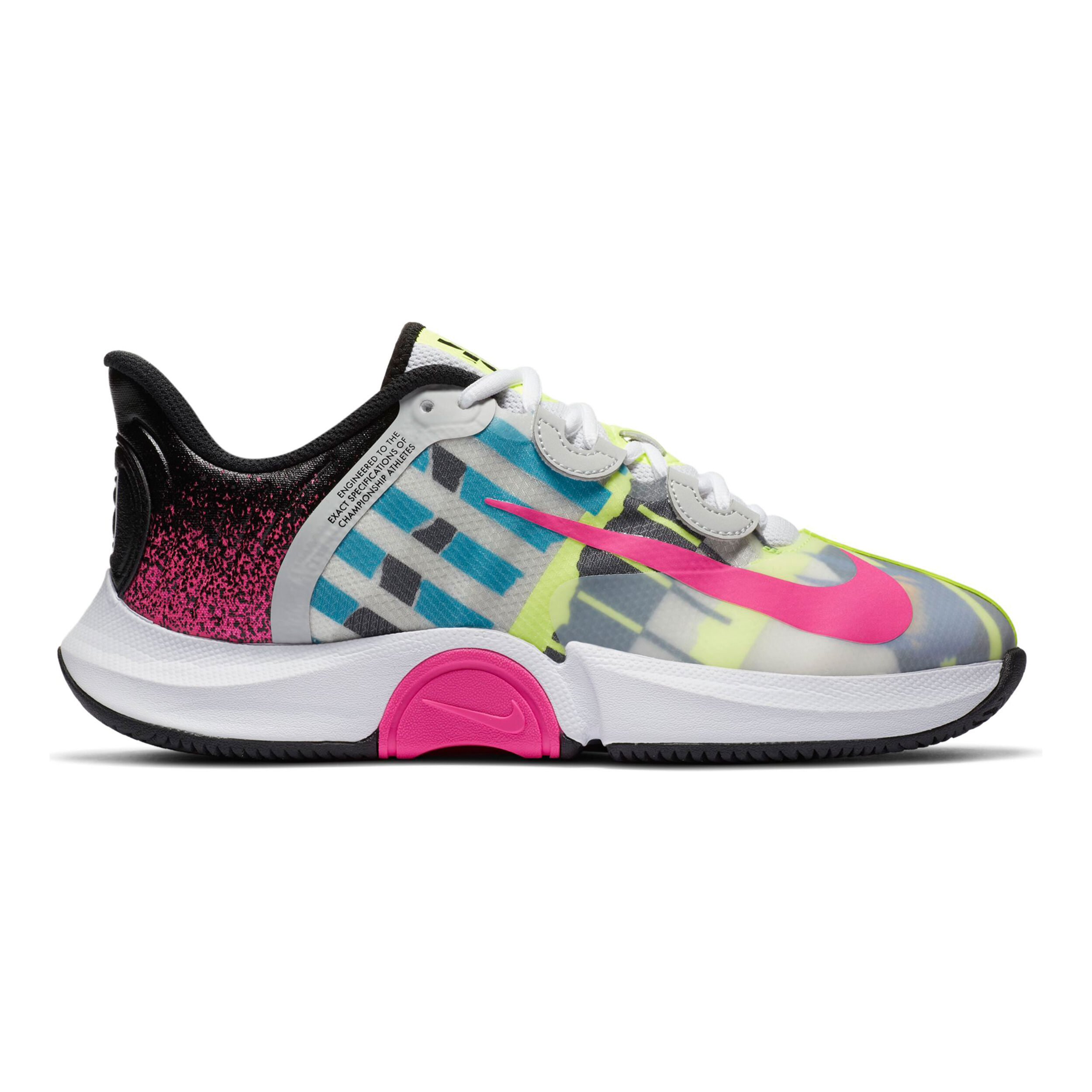 Air Zoom GP Turbo Allcourtschuh Damen WeiB Mehrfarbig