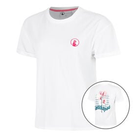 Bild von Create Flower T-Shirt Damen-Wei&szlig;,Mehrfarbig