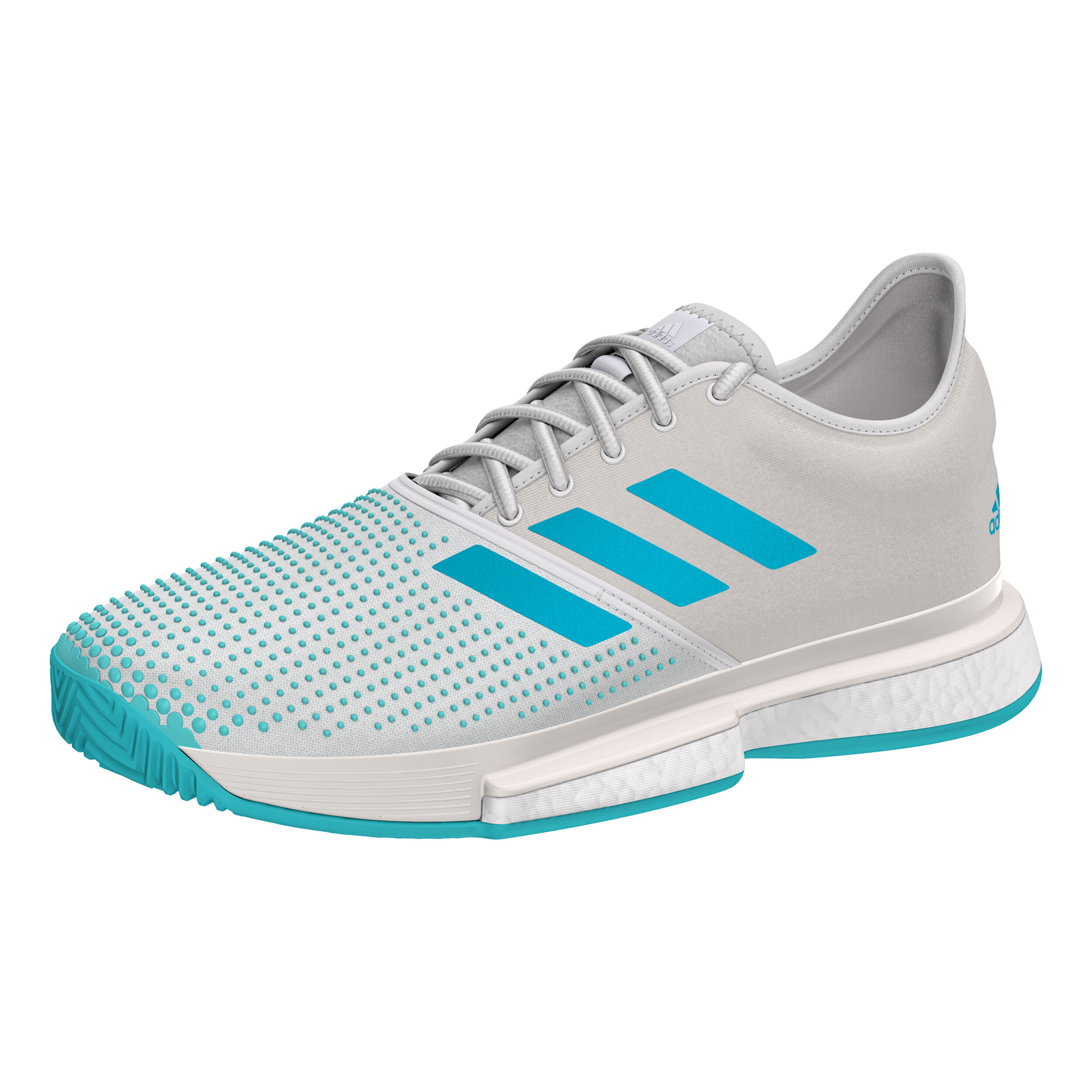 SoleCourt Boost X Parley Allcourtschuh Damen Creme Hellblau