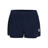 Crew 2in1 Shorts Damen-Dunkelblau