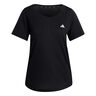 Min T-Shirt Damen-schwarz