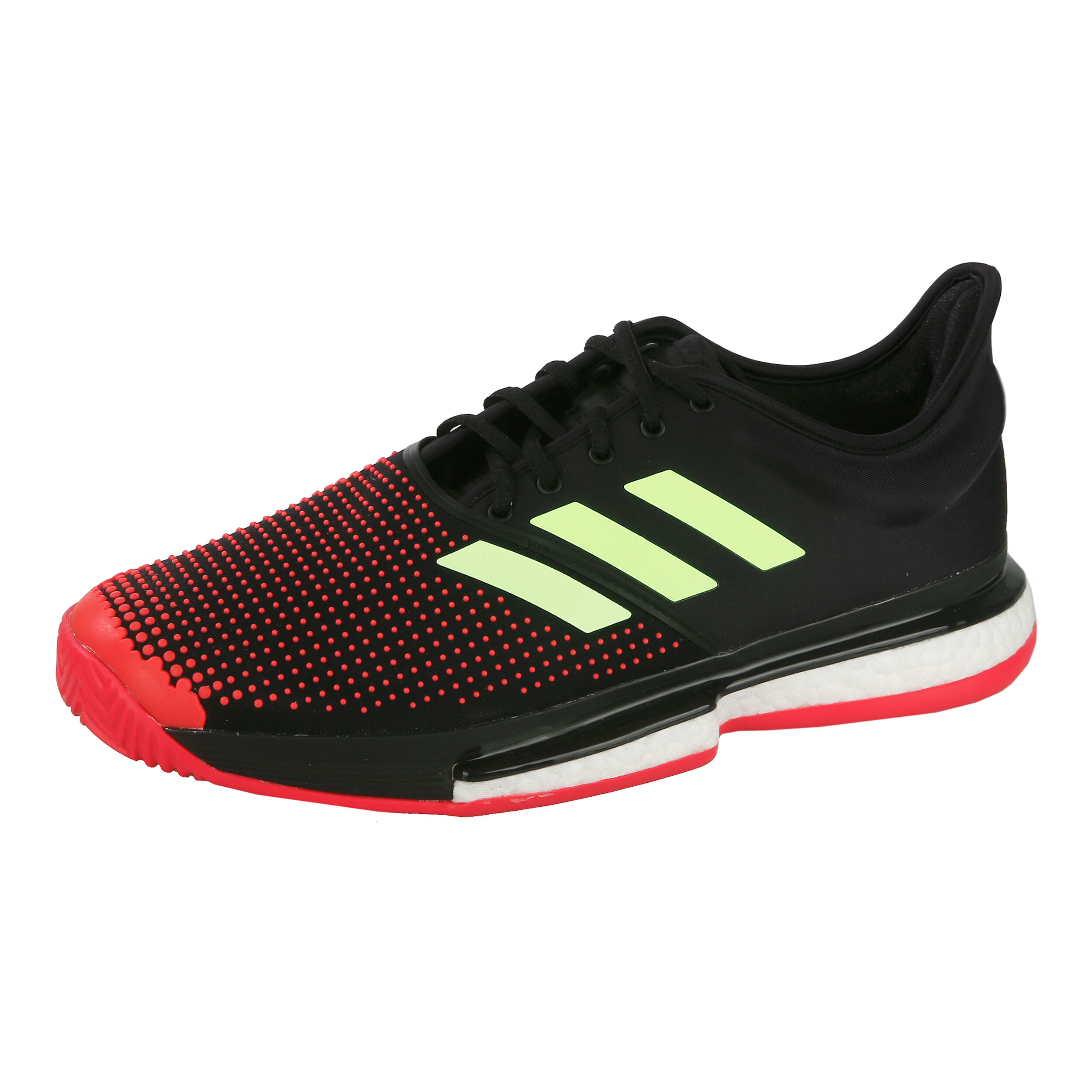 SoleCourt Boost Clay Sandplatzschuh Herren Schwarz Rot