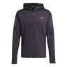 Own The Run Winter Half-Zip Laufshirt Herren-Schwarz