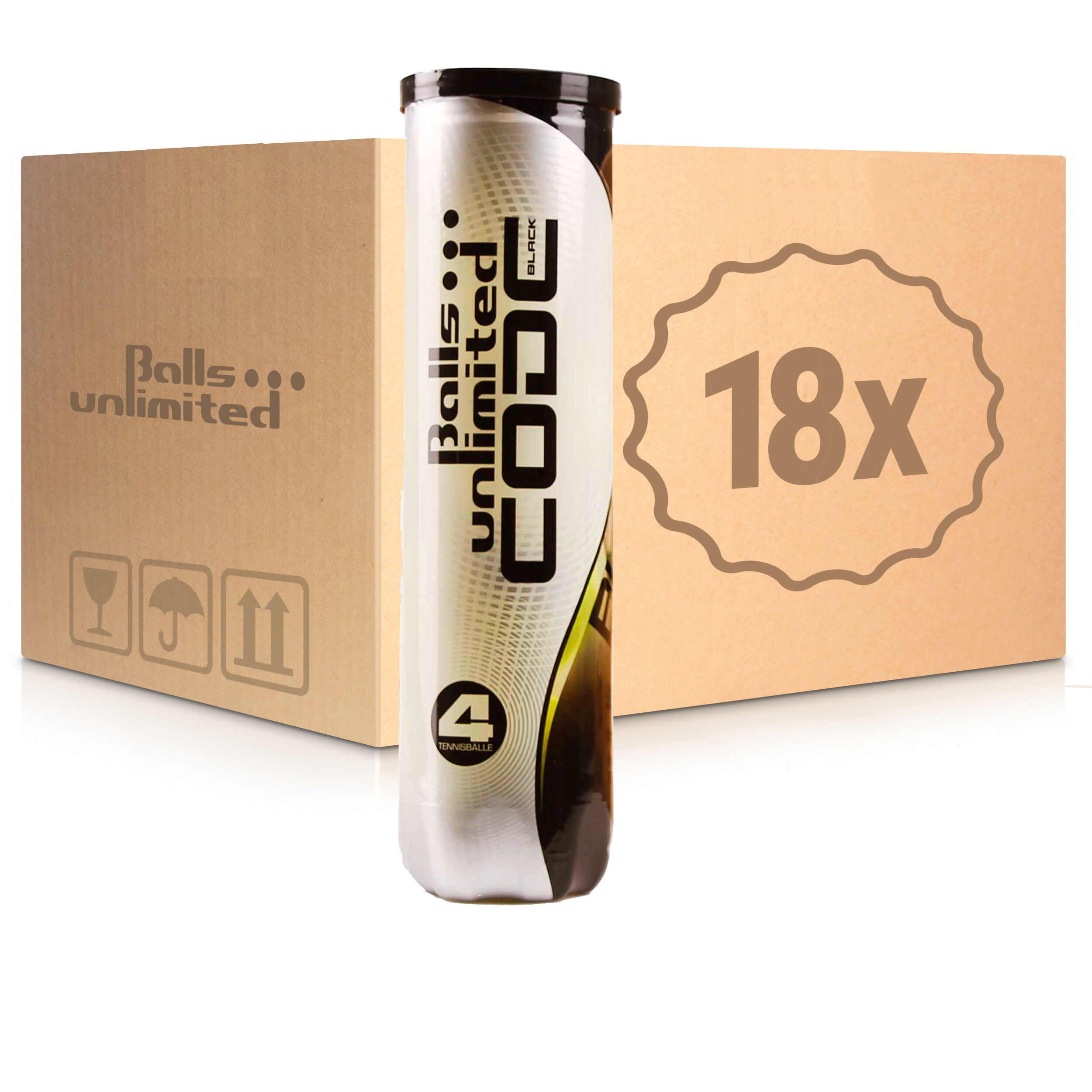 Balls Unlimited Balleimer Code Blue für 60 Bälle Tennis Balleimer Blau NEU