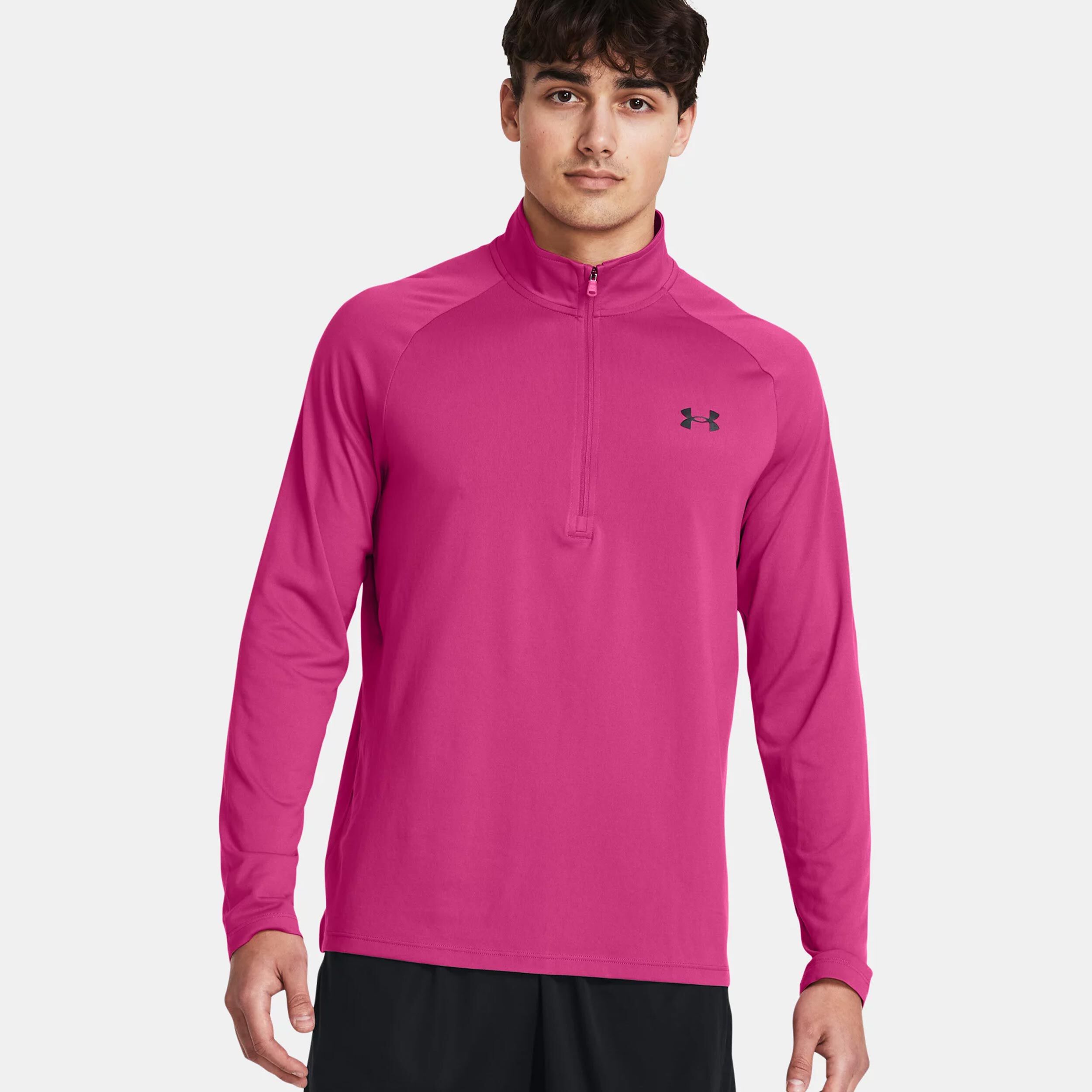 Under armour pink long sleeve store