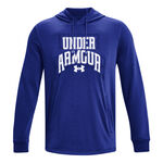 Under Armour Bekleidung Under Armour Rival Terry Graphic Hoody Herren-Blau,Weiß