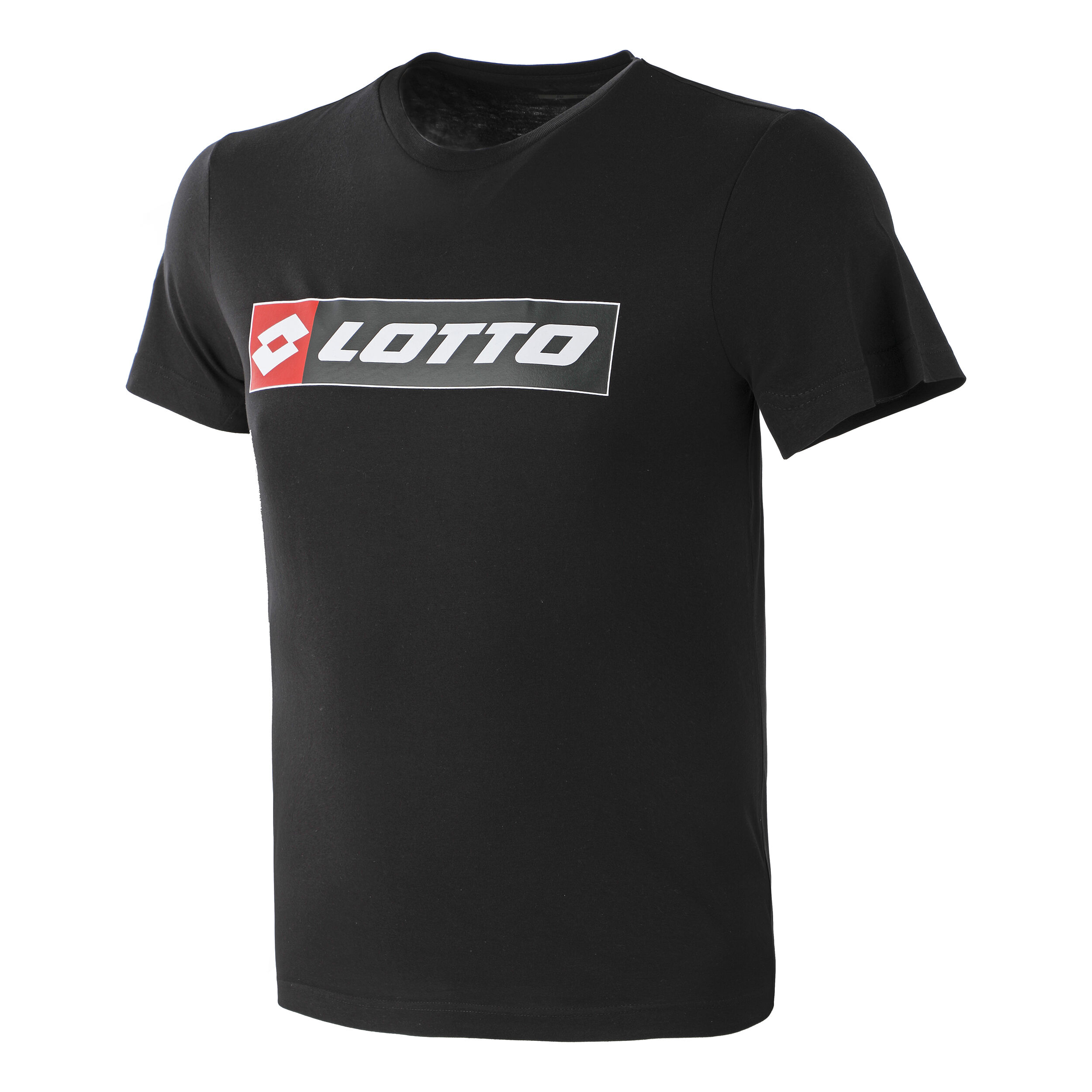 Logo JS T Shirt Herren Schwarz WeiB