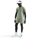 Nike Bekleidung Nike Court Dri-FIT Advantage 6in Shorts Herren - oliv, wei&szlig;