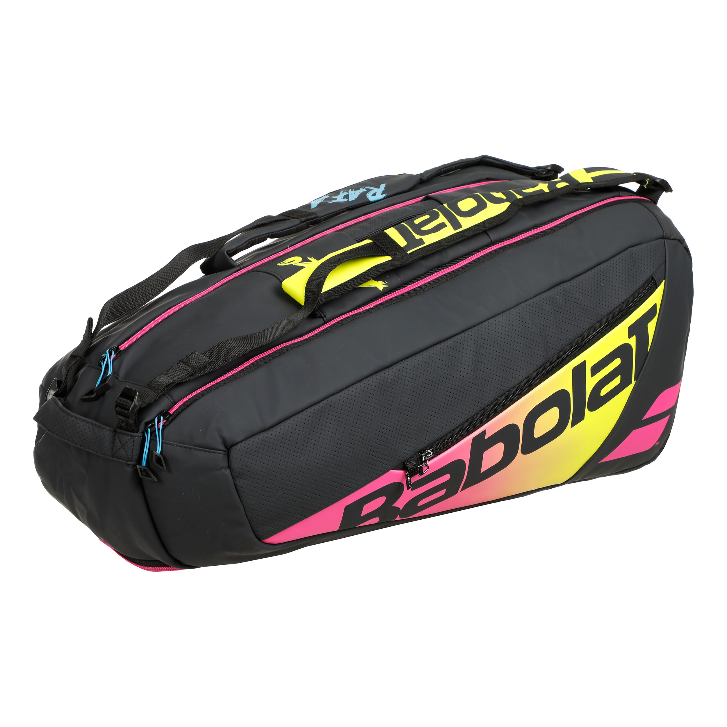 Rafael Nadal Pure Aero RH X6 Schlagertasche Schwarz Mehrfarbig