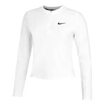 Nike Bekleidung Nike Court Dri-Fit Advantage Longsleeve Damen-Wei&szlig;