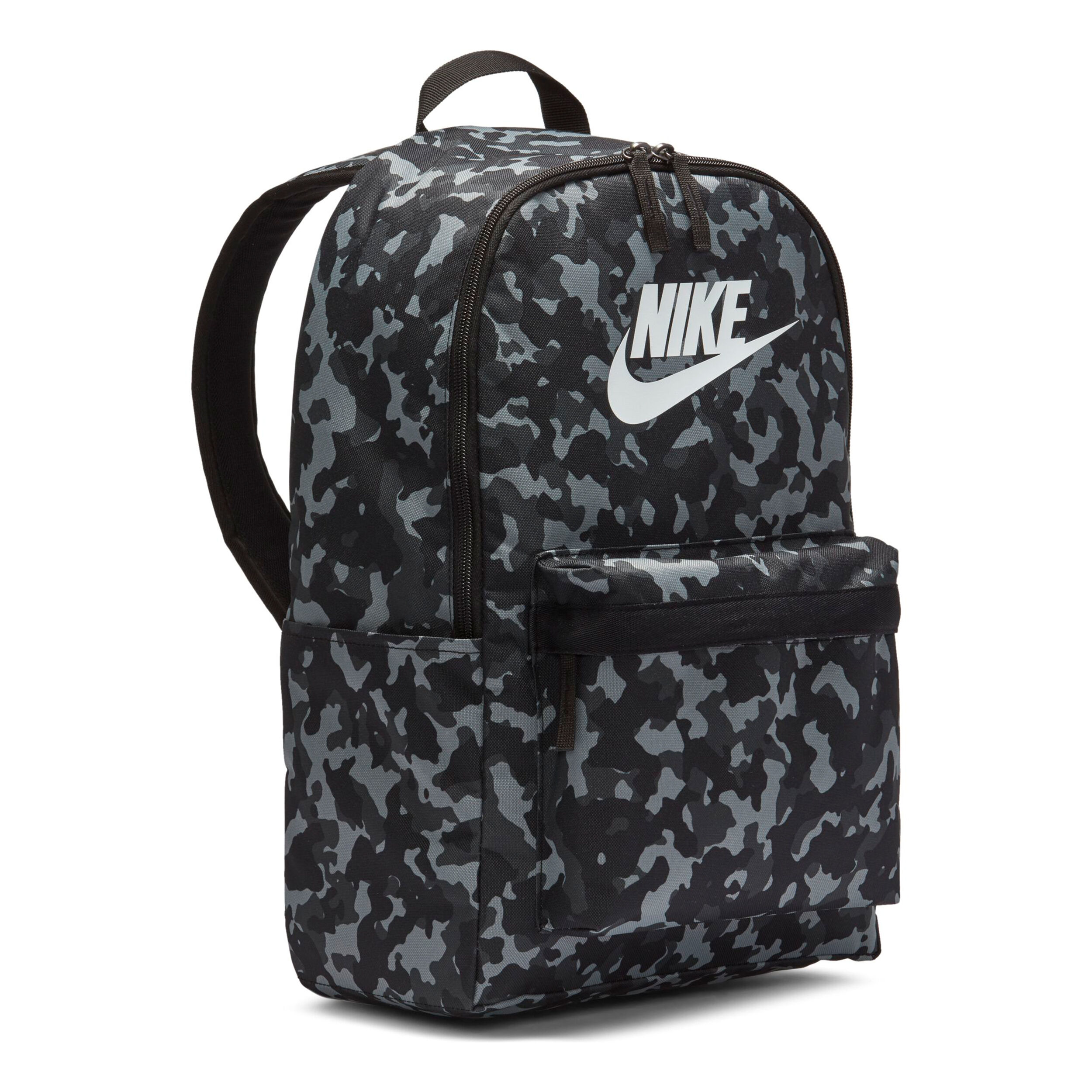 Nike heritage backpack black and white 2025