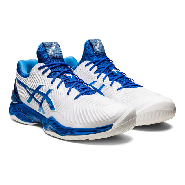 ASICS Court FF 3 Novak Allcourtschuh Herren Weiß Blau online kaufen