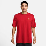 Nike Bekleidung Nike Court M90 Oc T-Shirt Herren-Rot