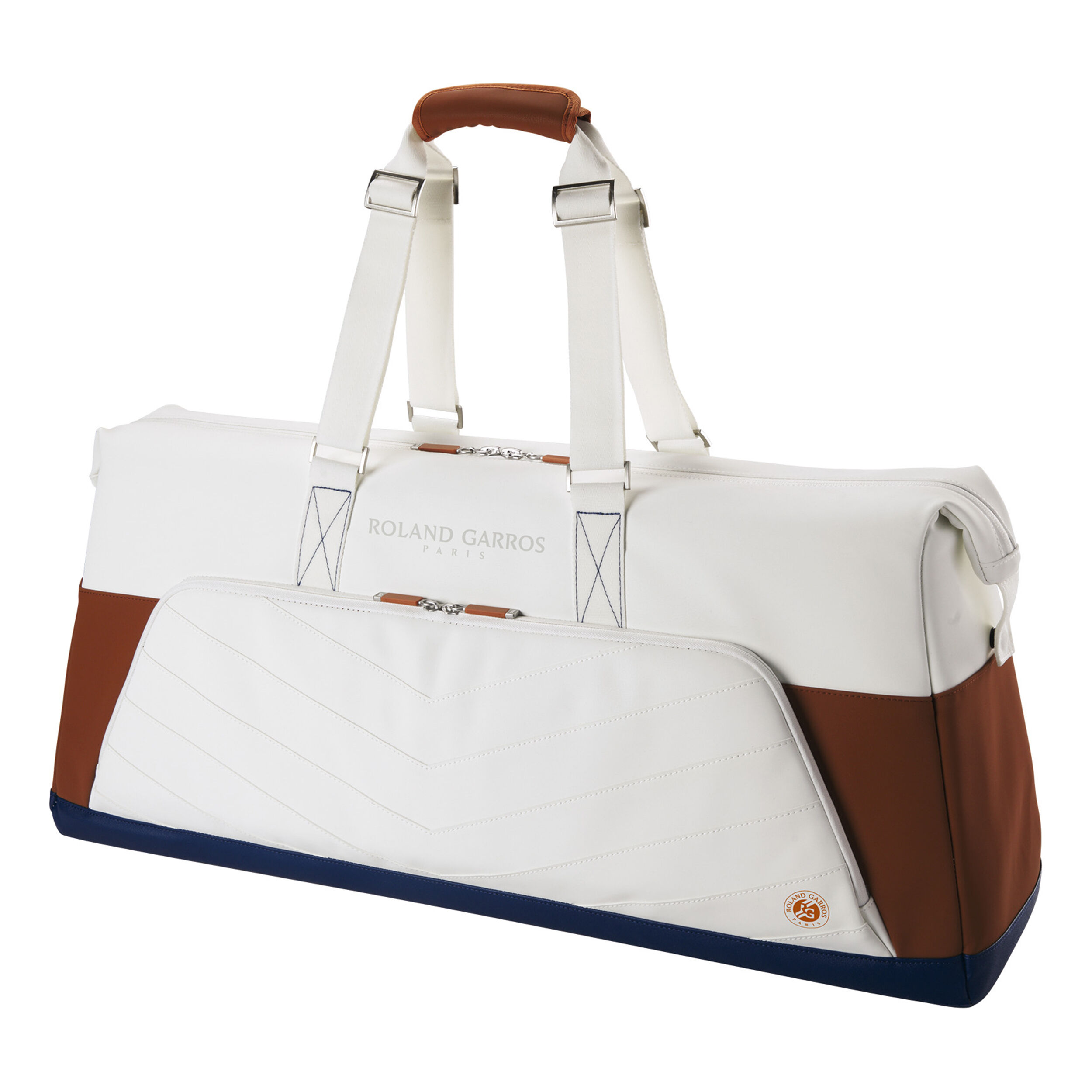 Duffel Racket Bag Roland Garros Sporttasche Creme Bronze