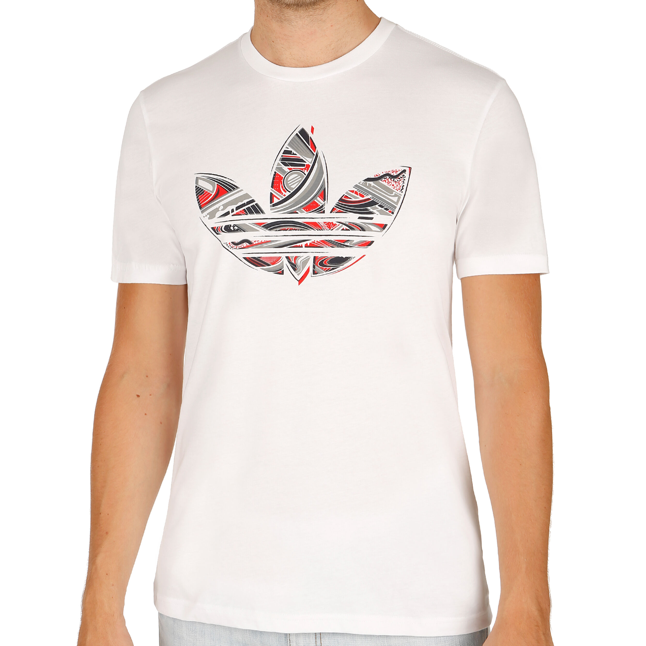Adidas trefoil t shirt mens clearance