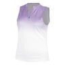 Sleeveless Tee Tanja Tank-Top Damen - wei&szlig;, flieder