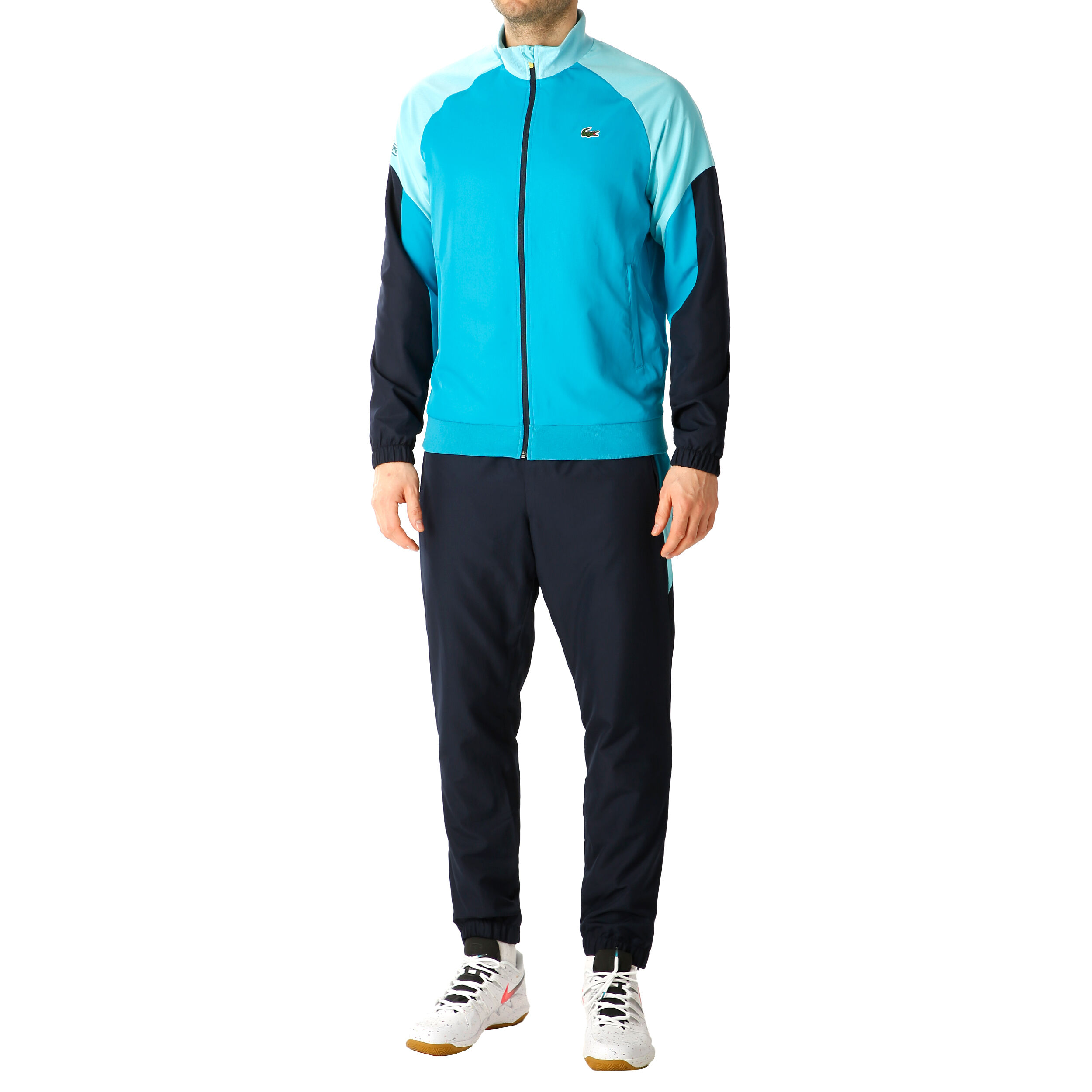 Survetement lacoste bleu turquoise hotsell