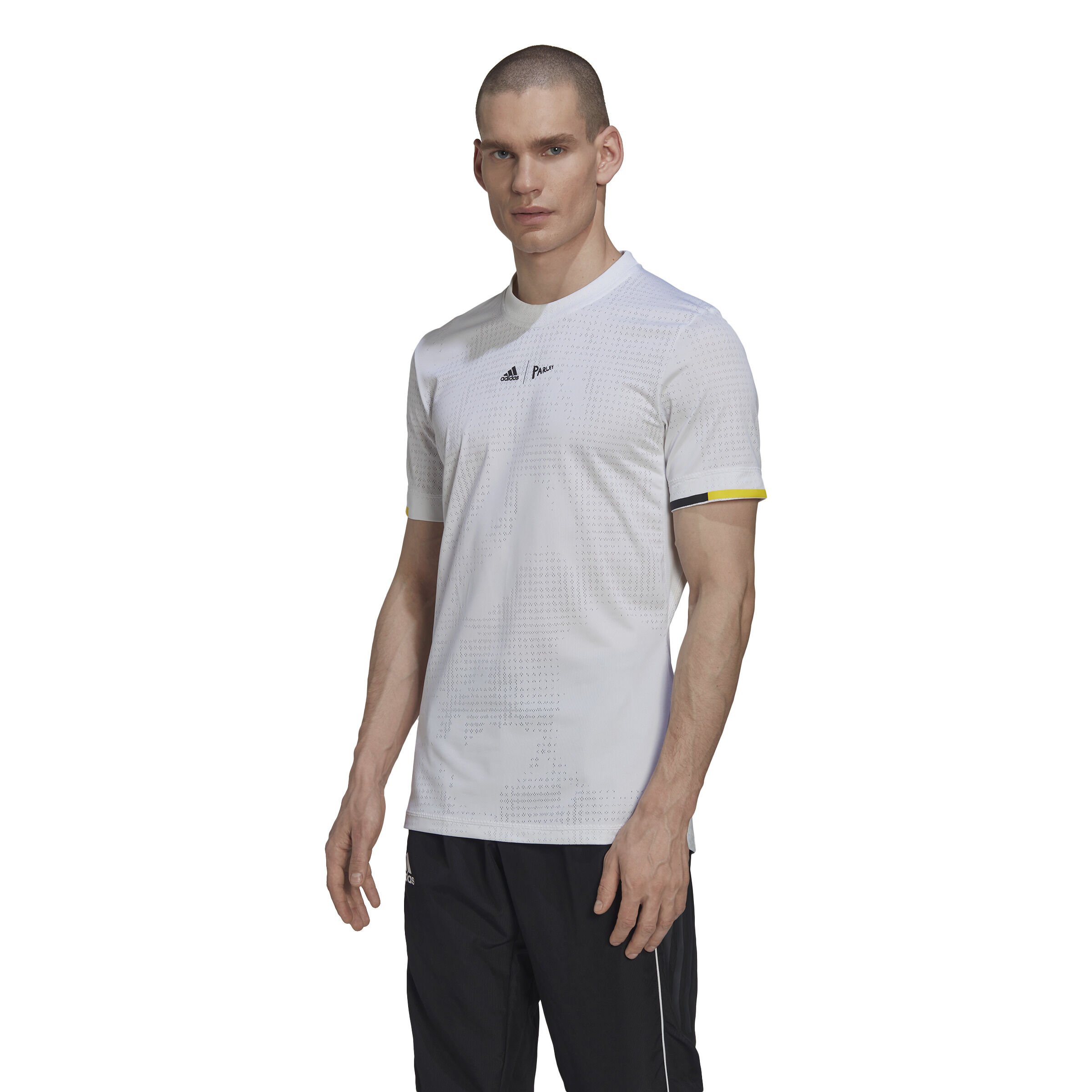 London T Shirt Herren WeiB