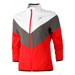 HEAD Bekleidung HEAD Club Trainingsjacke Damen-Rot,Weiß