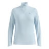 Essential 1/2 Zip Laufshirt Damen-hellblau