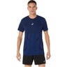Road Seamless Laufshirt Herren-blau