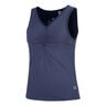 Top Bubble Tank-Top Damen - dunkelblau