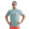 Stride Laufshirt Herren - türkis, silber
