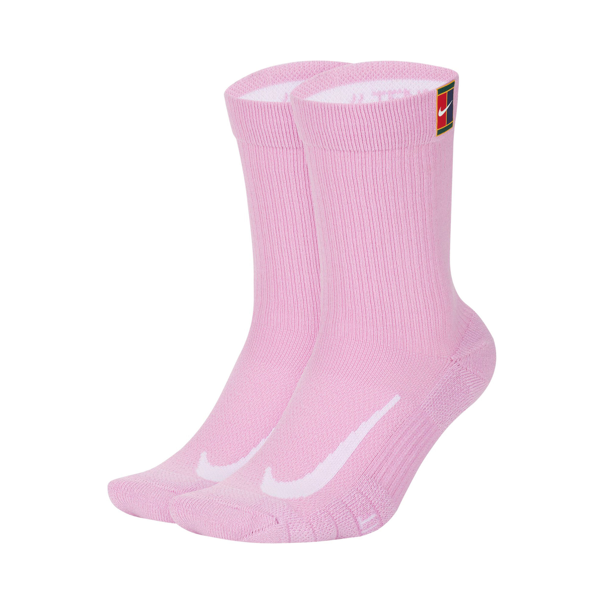 Nike Court Multiplier Cushioned Sportsocken Rosa Weiß online kaufen