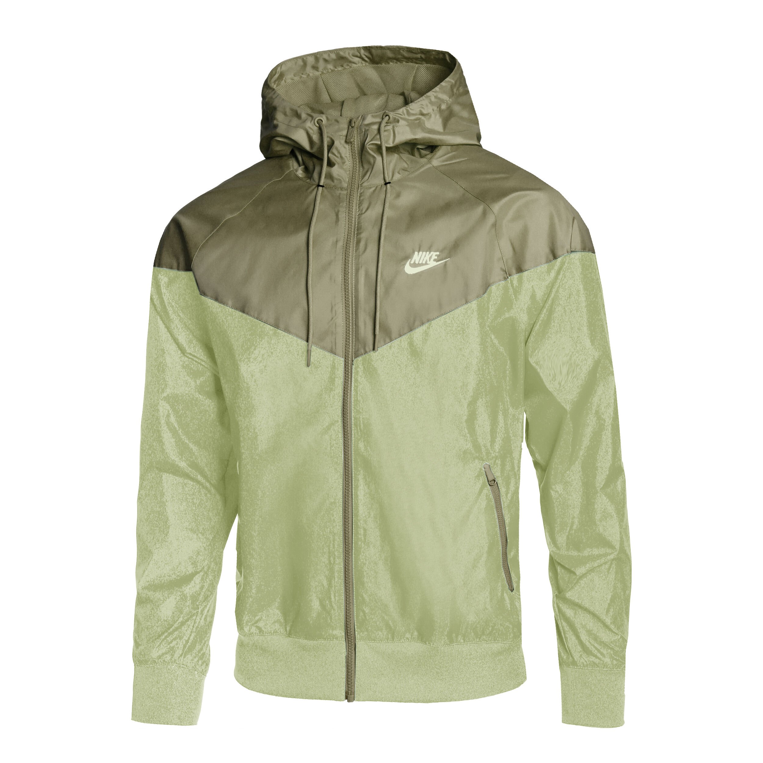 olive green nike windbreaker womens