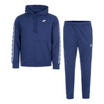 Nike Bekleidung Nike Club Fleece GX Trainingsanzug Herren - dunkelblau, weiß