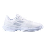 Babolat Tennisschuhe Babolat Jet Mach 3 Rasenschuh Damen-Weiß,Silber