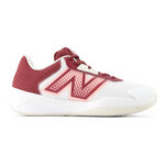 New Balance Tennisschuhe New Balance 696 Allcourtschuh Damen-Wei&szlig;,Rot