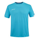Babolat Bekleidung Babolat Play Crew Neck T-Shirt Herren-Türkis