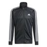 Taining Essentials 3 Stripes Trainingsjacke Herren-Schwarz