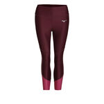 Mizuno Bekleidung Mizuno Impulse Core 3/4 Lauftight Damen-Lila