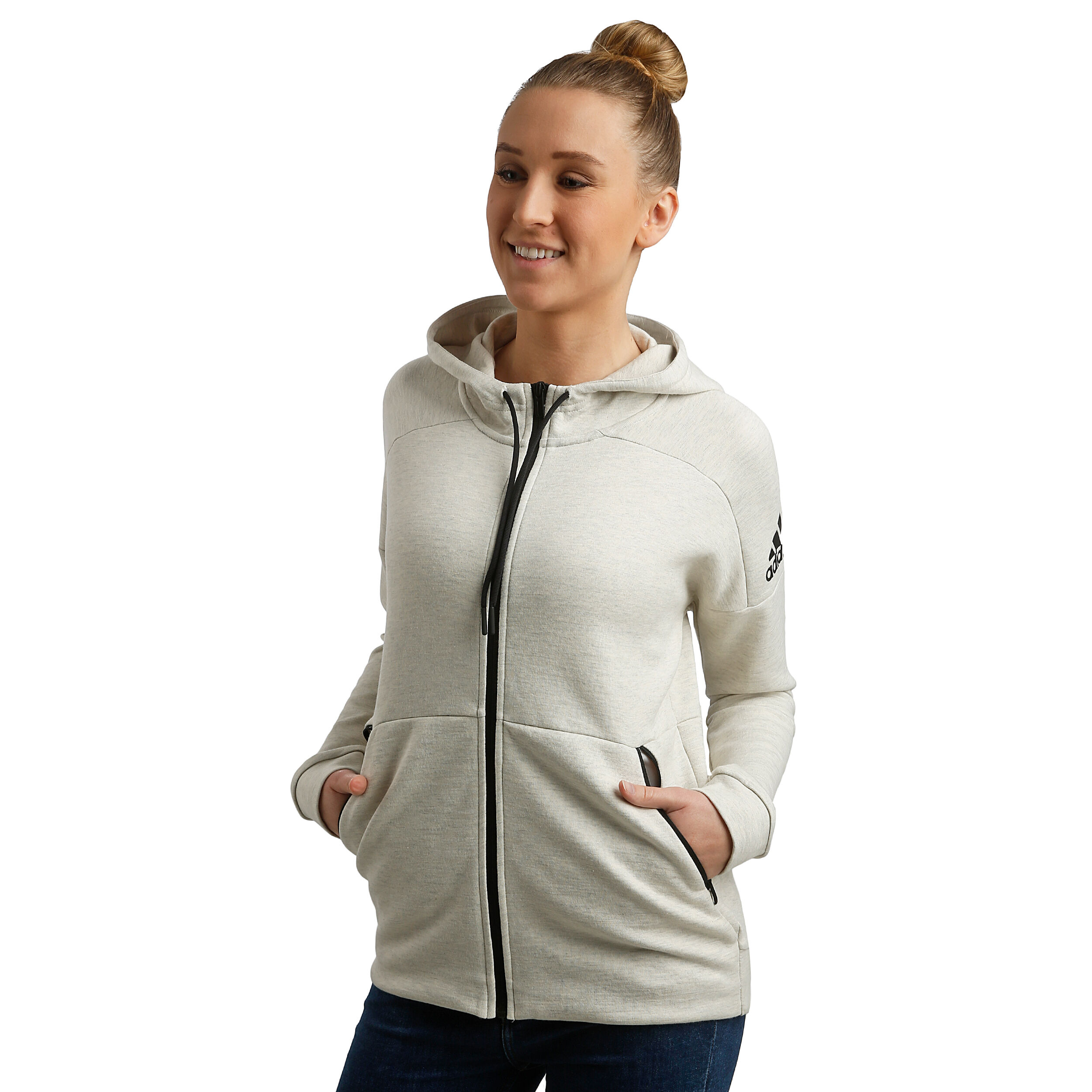 Adidas id hoodie women's clearance