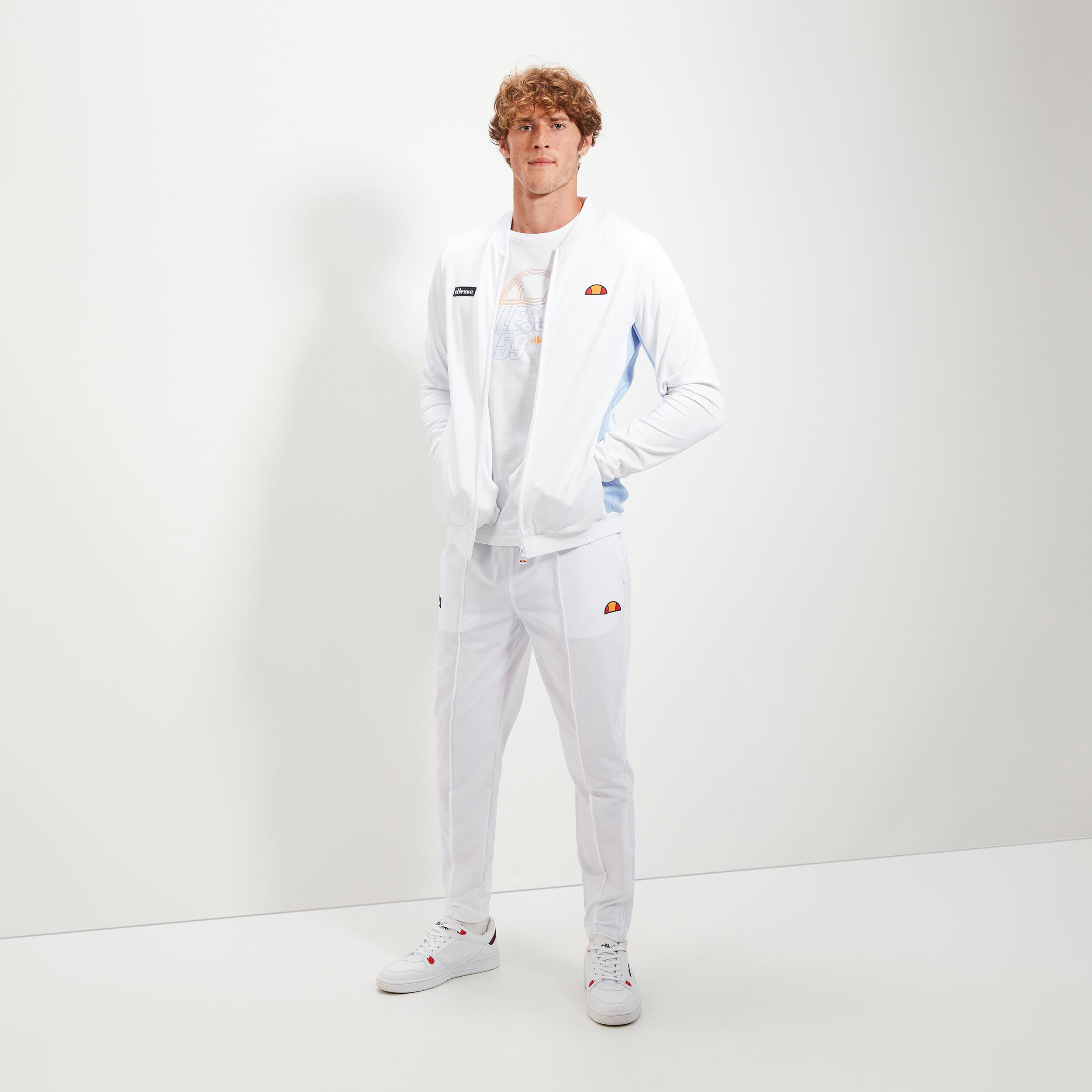 White ellesse tracksuit outlet