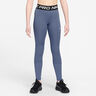 Pro Tight Mädchen - blaugrau, schwarz